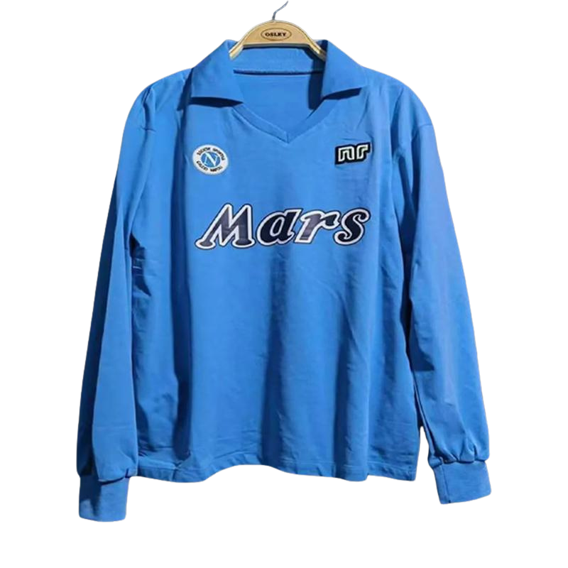 Napoli Home Jersey 88/89 Retro Long Sleeve