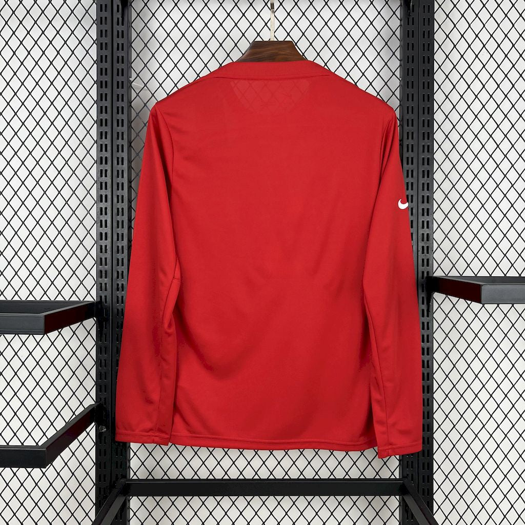 Atletico Madrid 2025-26 Pre-Match Long Sleeves Jersey