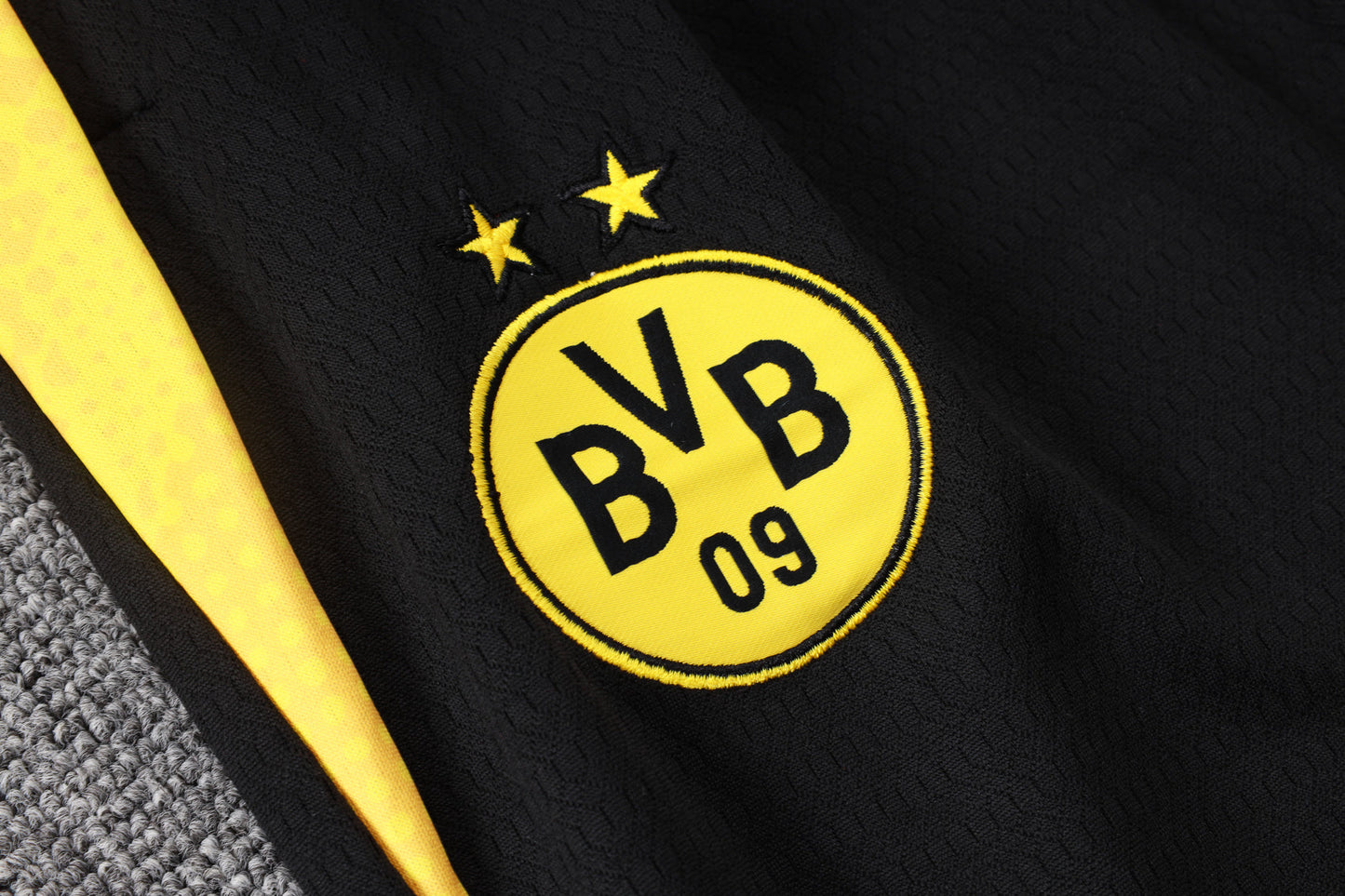 Borussia Dortmund Trainingsanzug Halb-Zip Grau/Schwarz 25/26