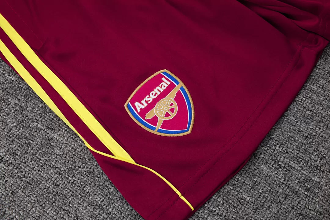 Completino Canottiera Arsenal 25/26 Uomo Bordeaux | Kit Allenamento - CalcioVivo