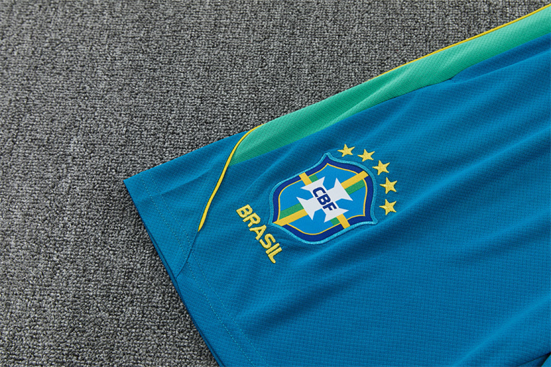 Completino Manica Corta Brasile 26/27 Uomo | Kit Allenamento - CalcioVivo