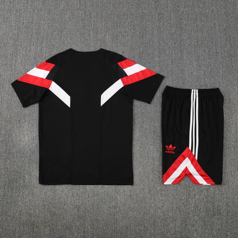 Kit Shirt + Shorts Manchester United Training Black 25/26