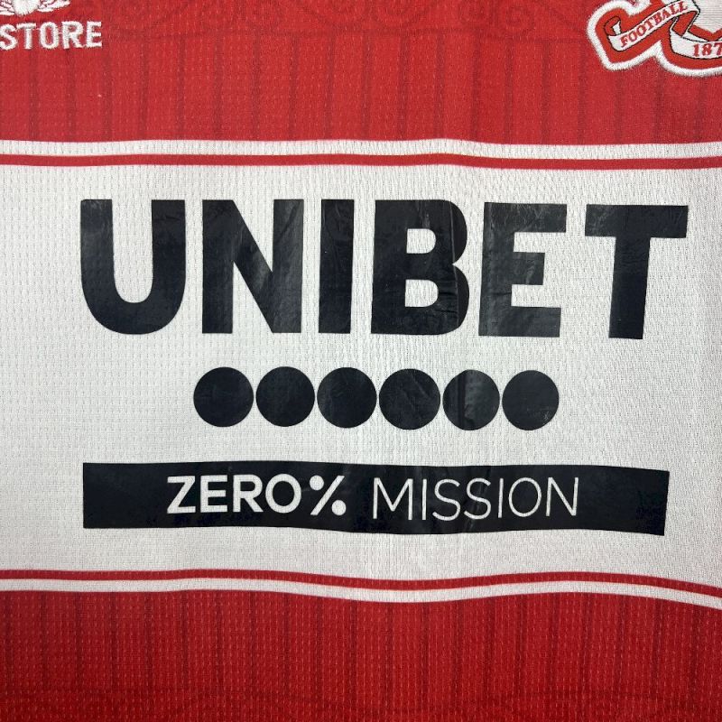Middlesbrough Home Jersey 25/26