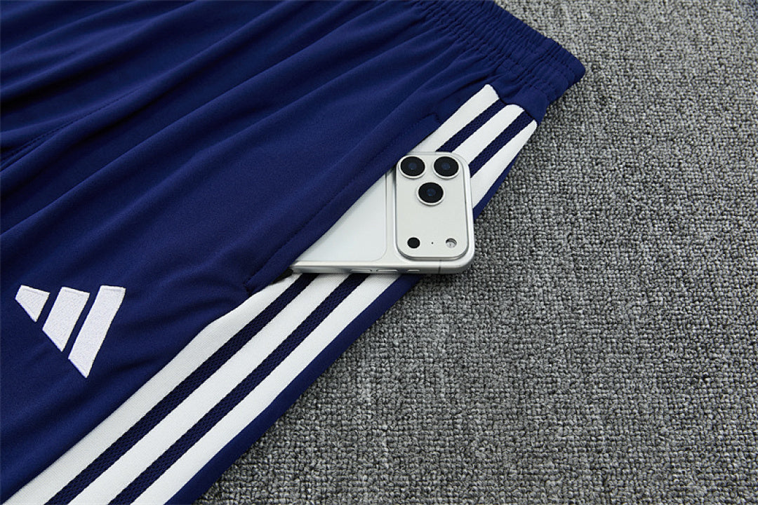Tuta Real Madrid Bianco/Blu Half-Zip 26/27 Uomo | Tuta da Calcio - CalcioVivo