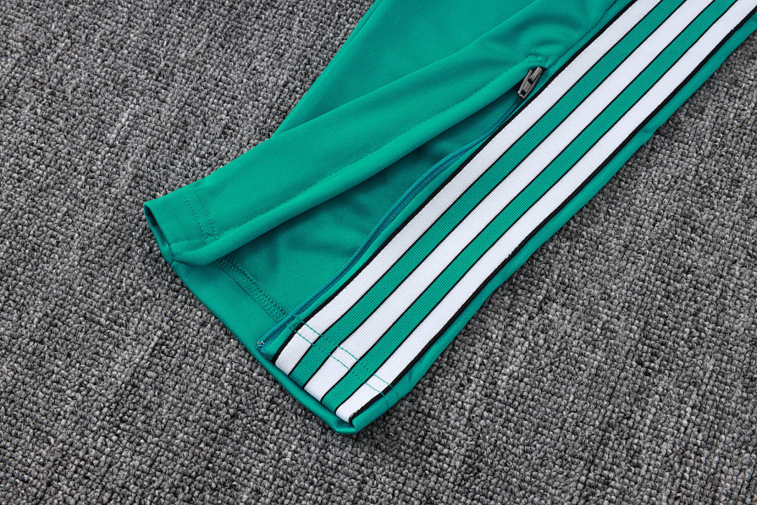 Liverpool grüner Trainingsanzug Half-Zip 25/26