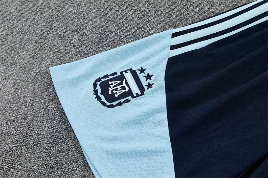 Completino Manica Corta Argentina Allenamento 2026 Blu Navy Uomo | Kit Allenamento