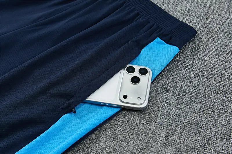 Completino Manica Corta Marseille 26/27 Blu Navy
