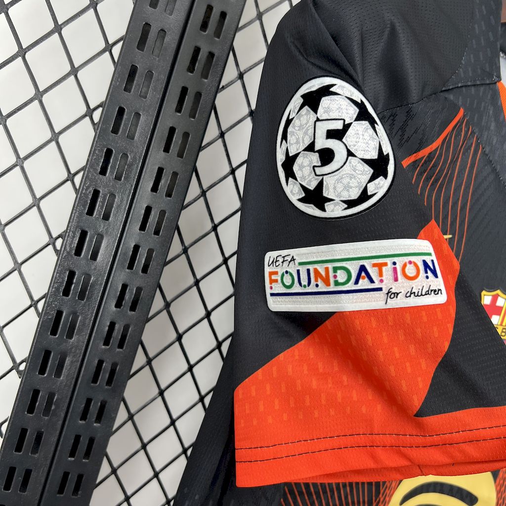 Barcelona Special Edition Black/Orange Jersey 25/26