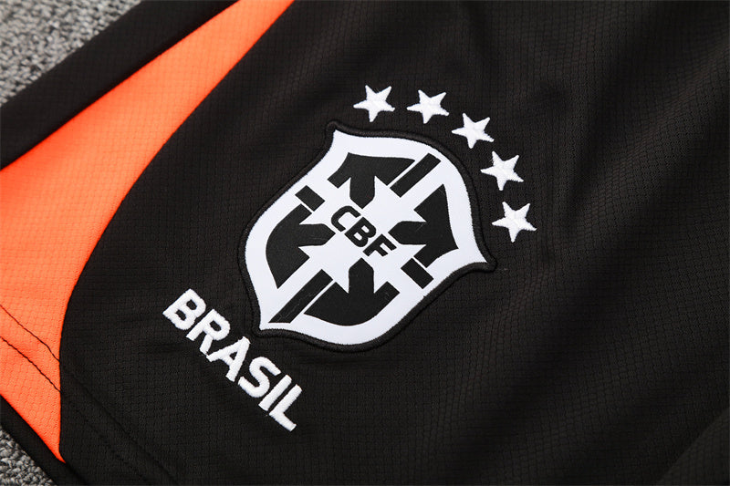 Kit Shirt + Shorts Brazil Black 25/26