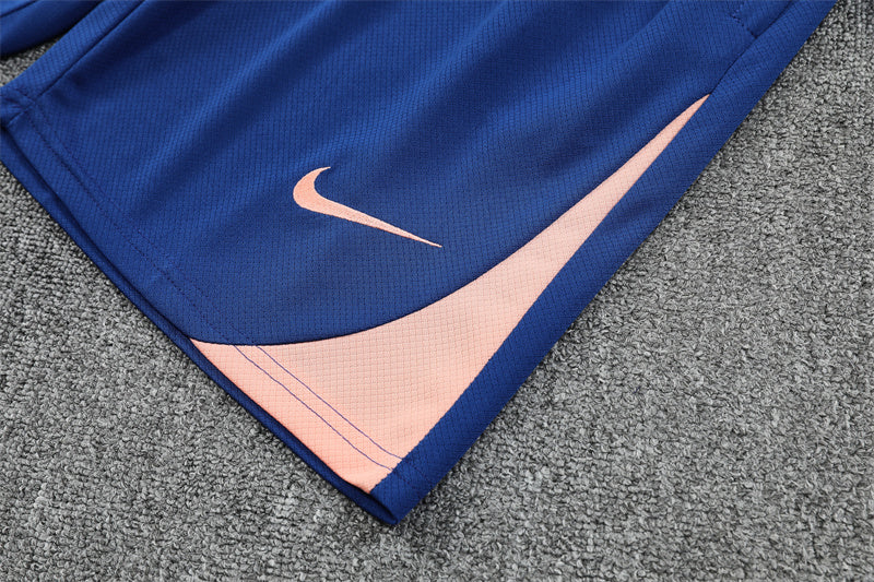 Kit Shirt + Shorts France Blue Training 25/26
