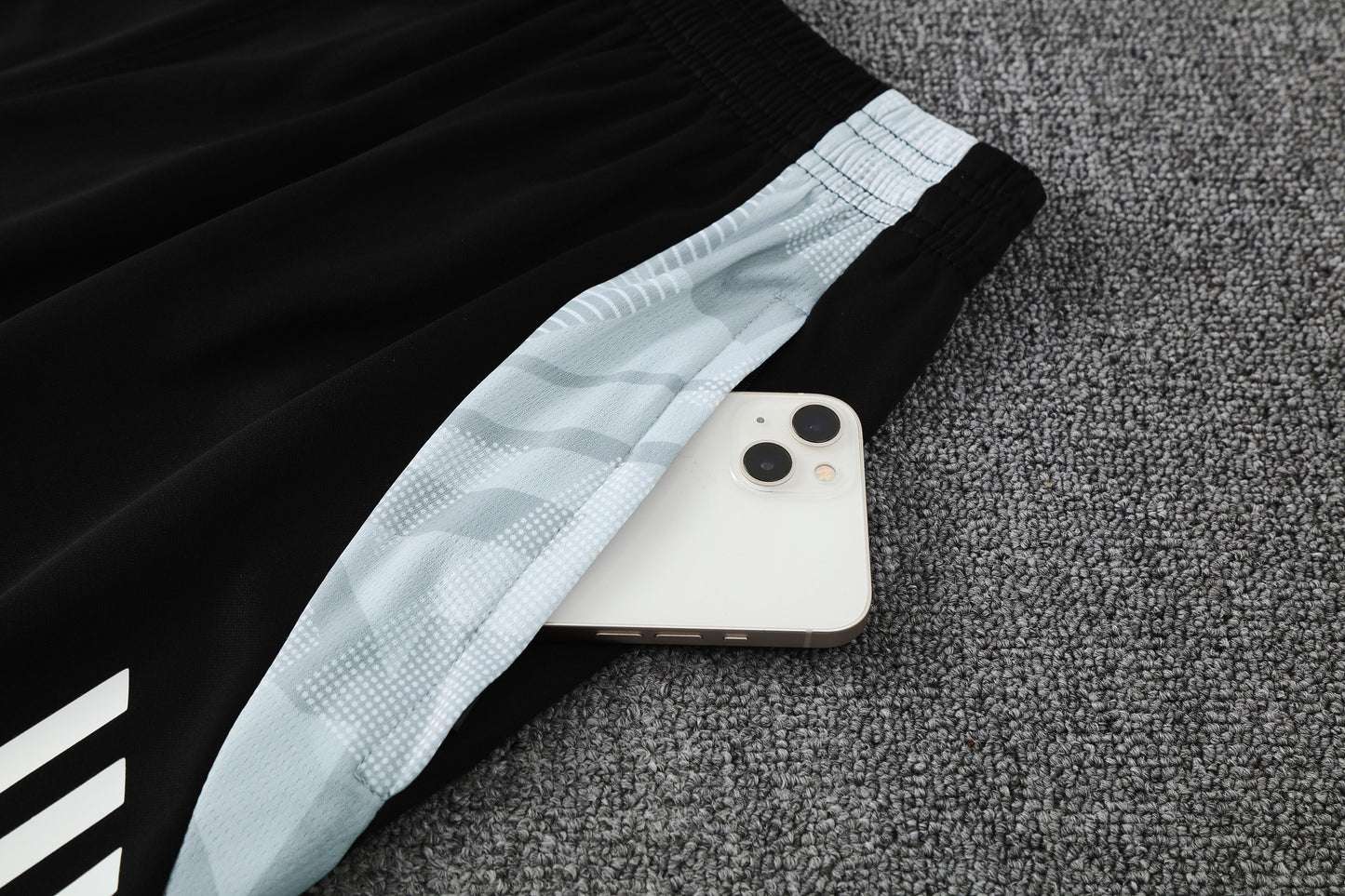 Kit Shirt + Shorts Real Madrid White/Black/Orange Training 25/26