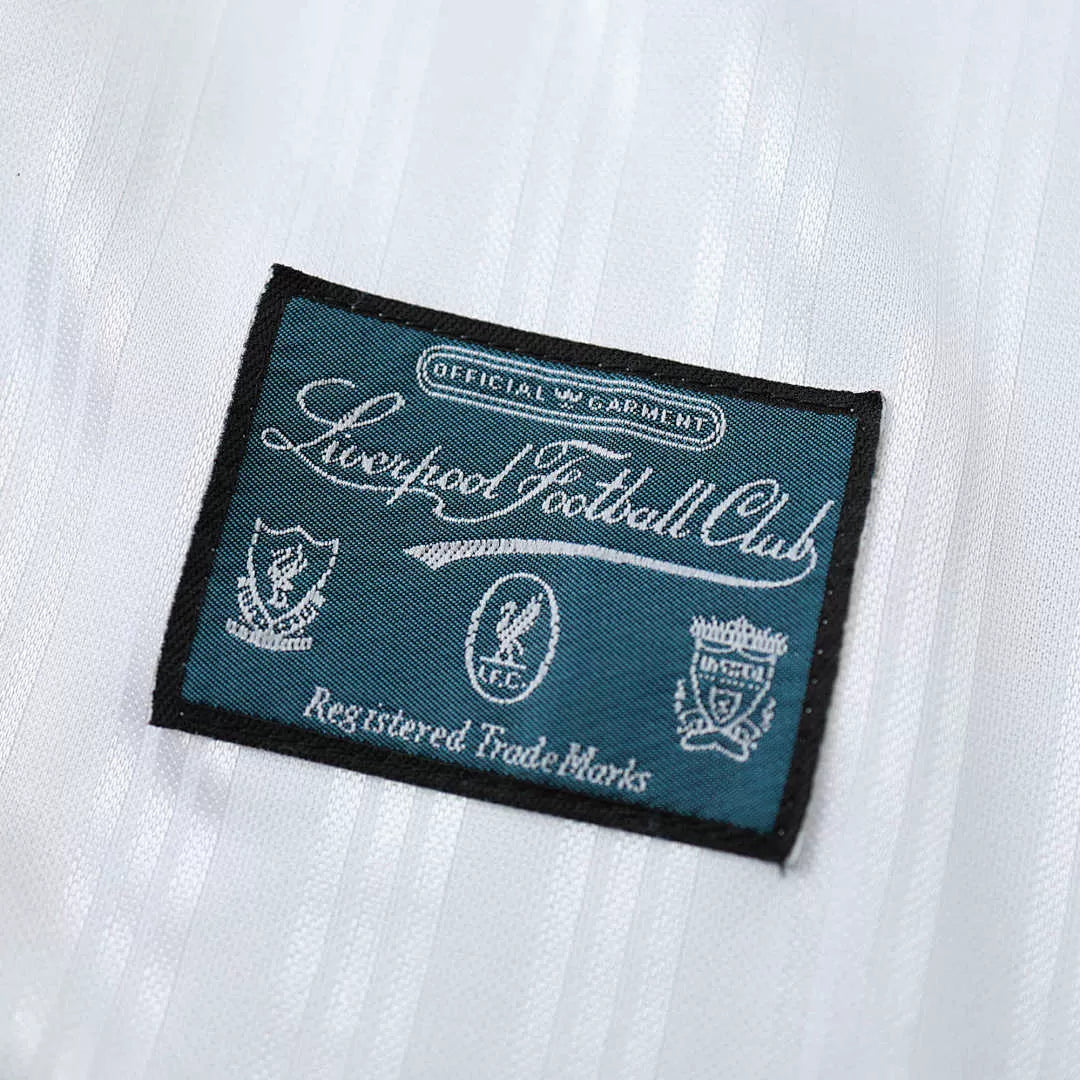 Maglia Liverpool Away 95/96 Retro Uomo Bianco e Verde | Maglia da Calcio