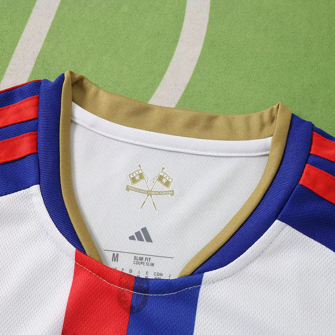 Maglia Lyon Home 26/27 Uomo Bianco Blu Navy Rosso | Maglia da Calcio