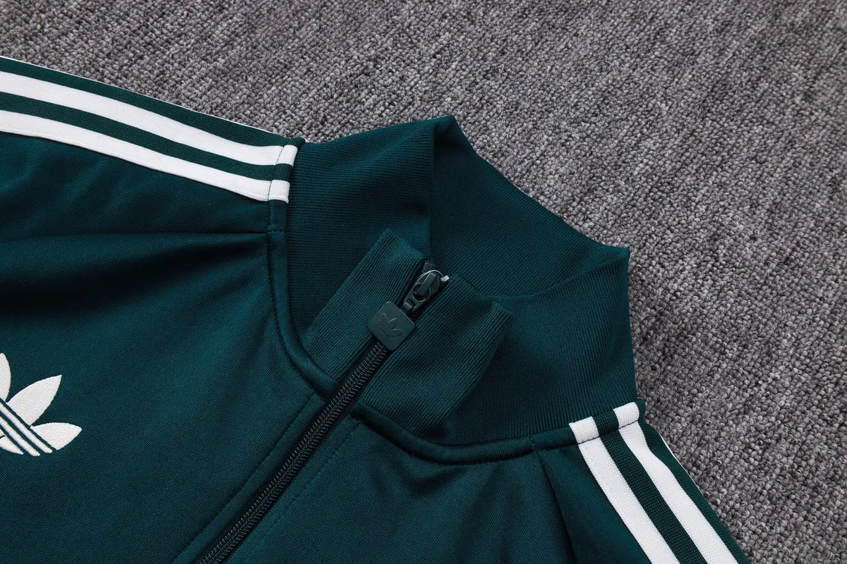 Tuta Full-zip Real Madrid 26/27 Uomo Verde Petrolio | Tuta da Calcio - CalcioVivo