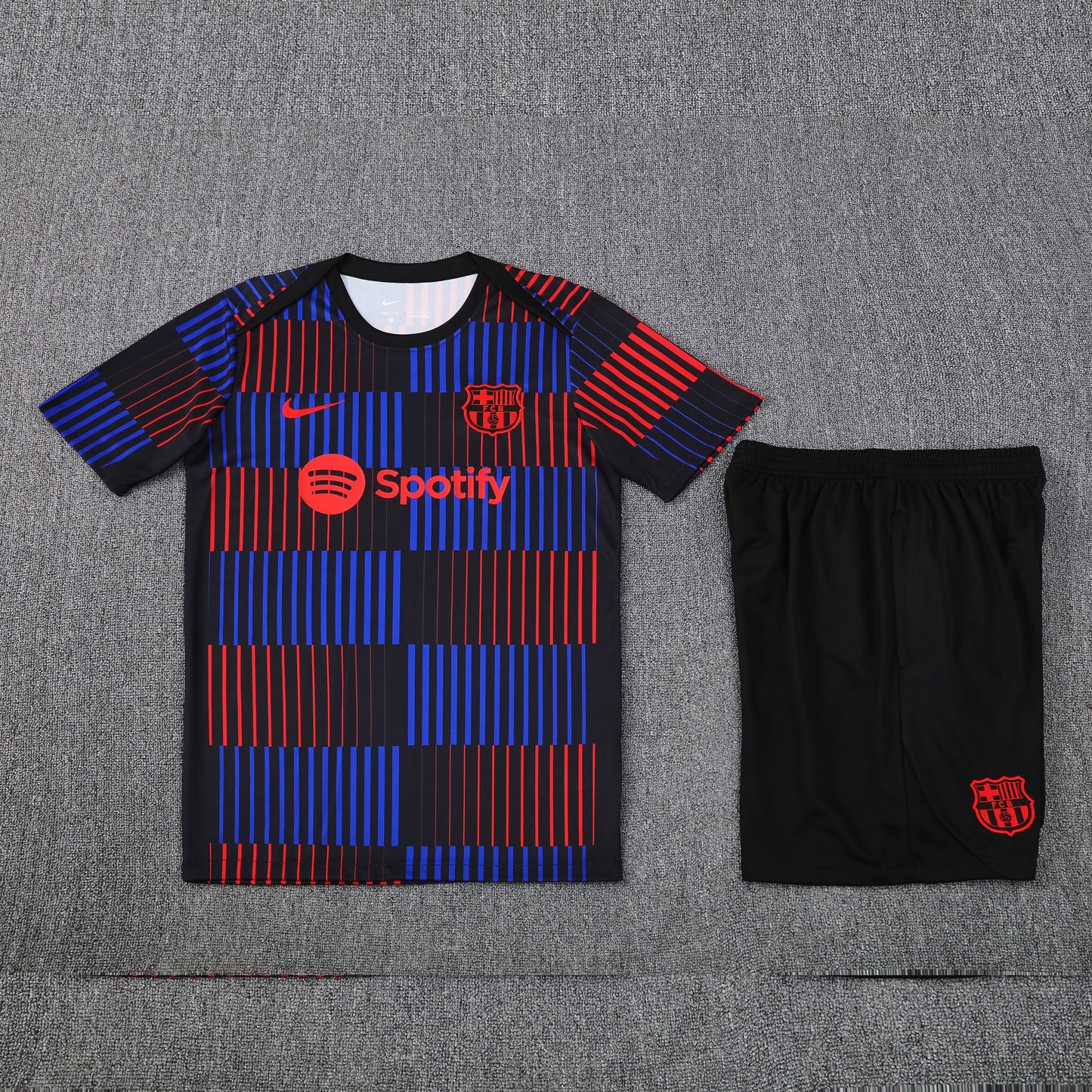 Kit Shirt + Shorts Barcelona Red/Blue/Black Training 25/26