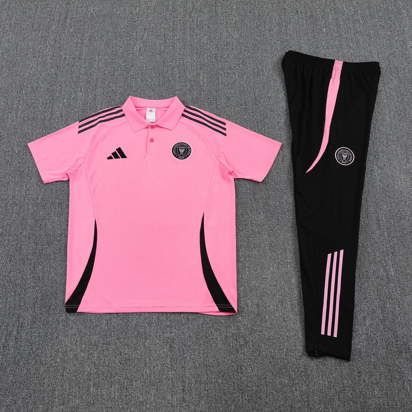 Kit Polo + Pants Inter Miami Pink/Black 25/26