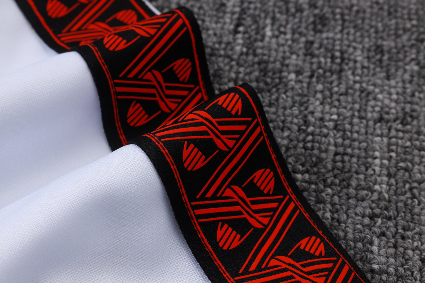 Milan White/Black Tracksuit Full-Zip 25/26