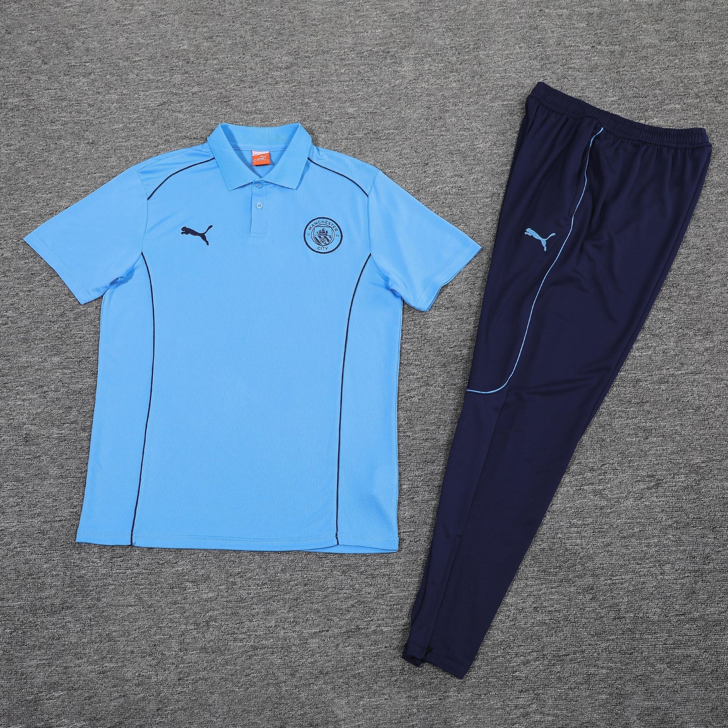 Kit Polo + Pants Manchester City White/Dark Blue 25/26