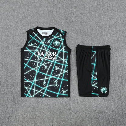 Kit Tank Top + Shorts Inter Milan Green/Black Training 25/26