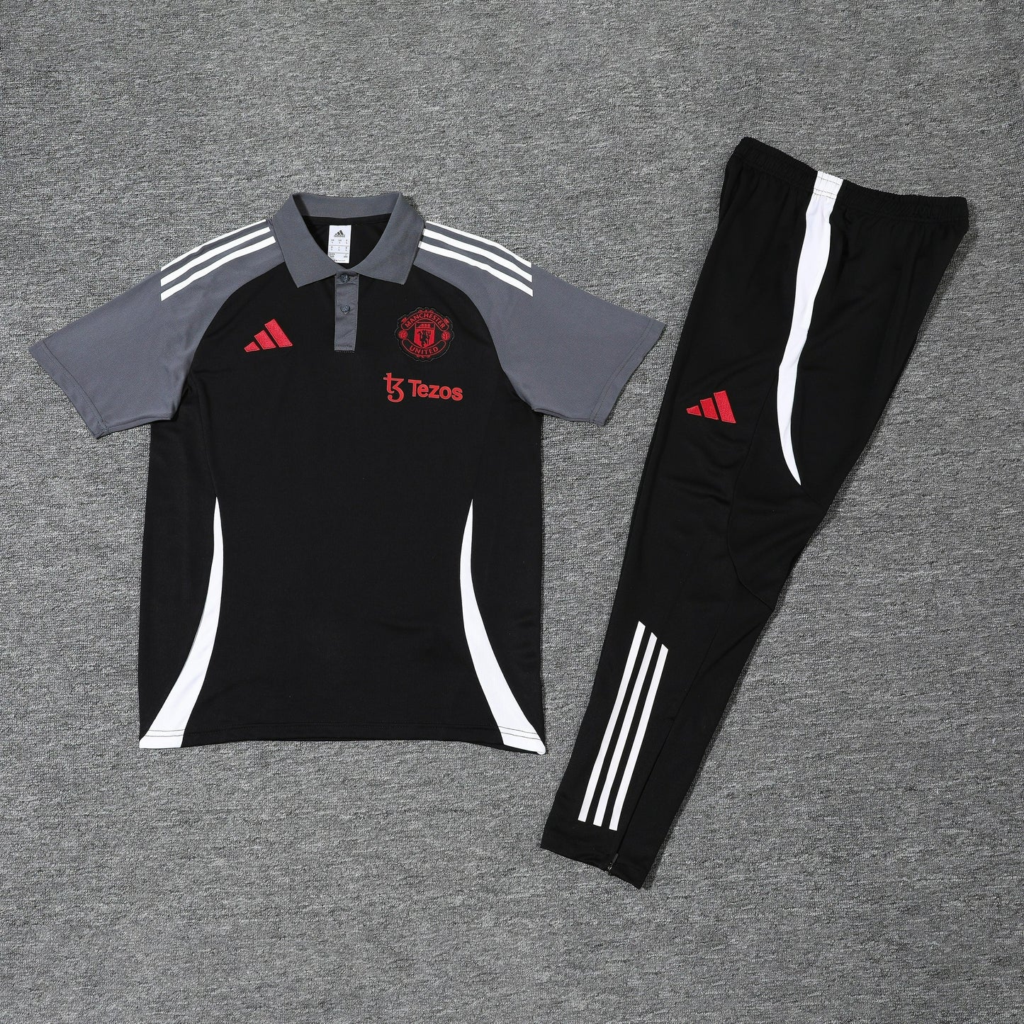 Kit Polo + Pants Manchester United Black 25/26