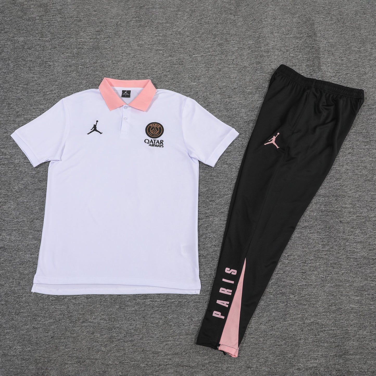 Kit Polo + Pants PSG White/Black 25/26