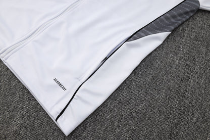 Real Madrid White Tracksuit Full-Zip 25/26