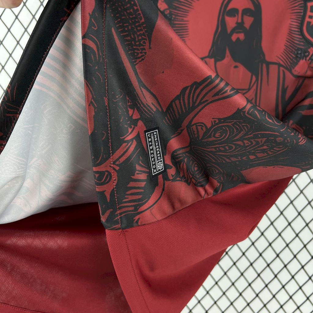 Brazil Christ the Redeemer Special Edition Red Jersey 2025