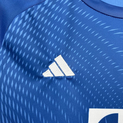 Bayern Munich 2025-26 Blue Goalkeeper Kids Kit