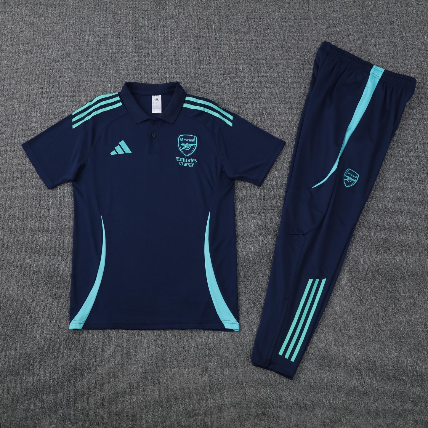 Arsenal Dark Blue Polo + Pants Kit 25/26