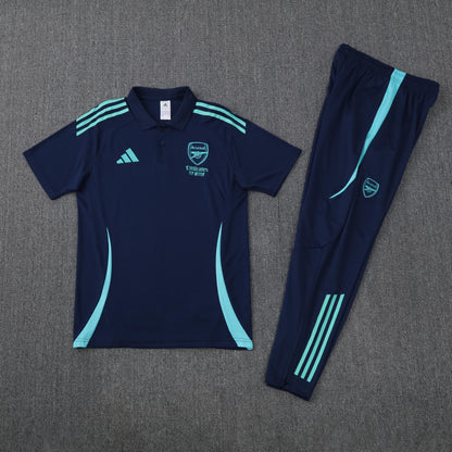 Arsenal Dark Blue Polo + Pants Kit 25/26