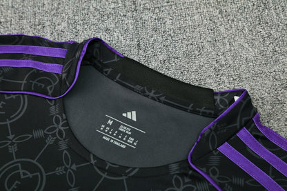 Kit Shirt + Shorts Real Madrid Black/Purple 25/26