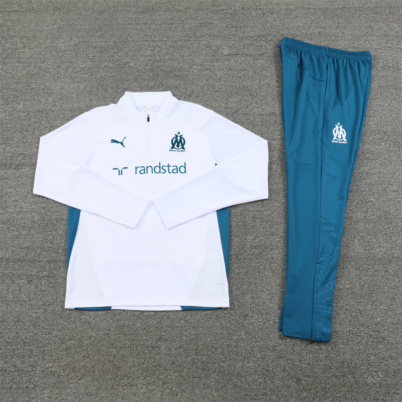 Tracksuit Olympique Marseille White Training 24/25