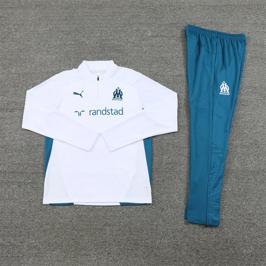 Tracksuit Olympique Marseille White Training 24/25