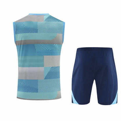 Kit Tank Top + Shorts Real Madrid Training Blue 25/26