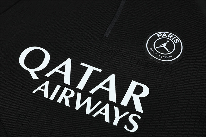 Paris Black Tracksuit Half-Zip 25/26 - CalcioVivo