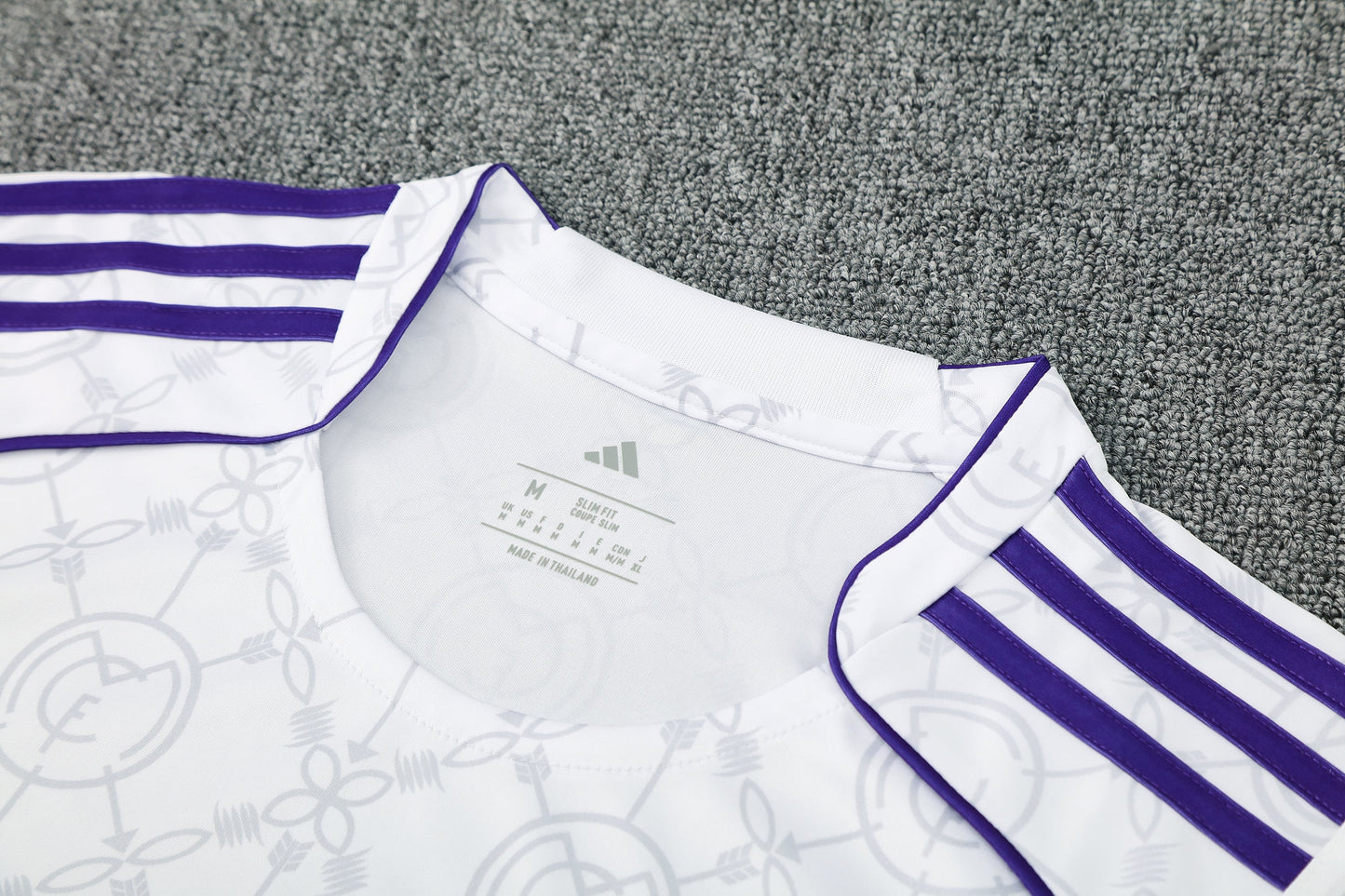 Kit Tank Top + Shorts Real Madrid White/Black/Purple 25/26