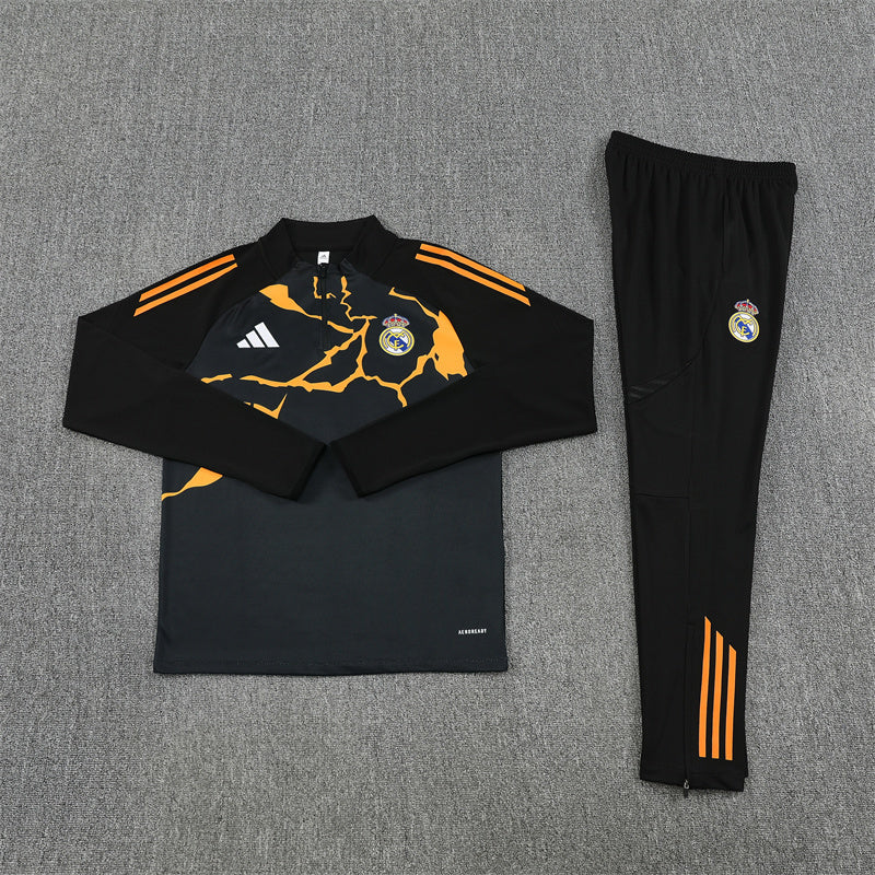 Tracksuit Real Madrid Black/Orange 25/26