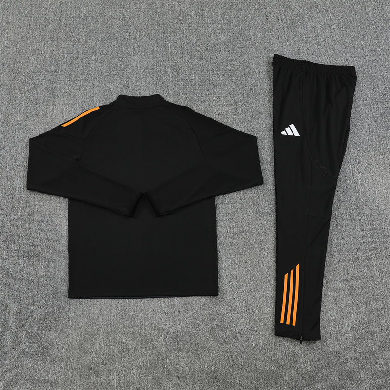 Tracksuit Real Madrid Black/Orange 25/26