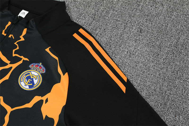 Tracksuit Real Madrid Black/Orange 25/26