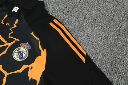 Tracksuit Real Madrid Black/Orange 25/26