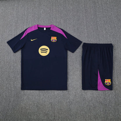 Kit Shirt + Shorts Barcelona Dark Blue Training 25/26