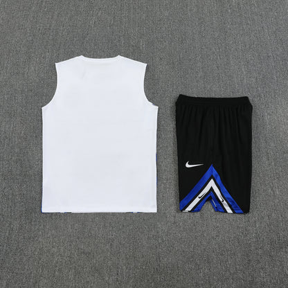 Kit Tank Top + Shorts Inter Milan White Training 25/26