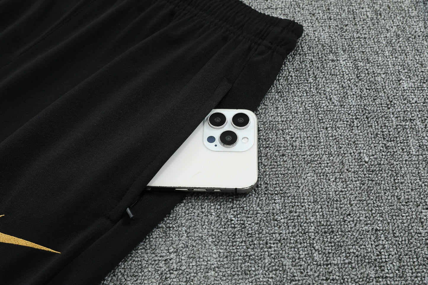 Kit Polo + Pants Barcelona Gold/Black 25/26