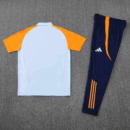 Kit Polo + Pants Real Madrid White/Blue II 25/26