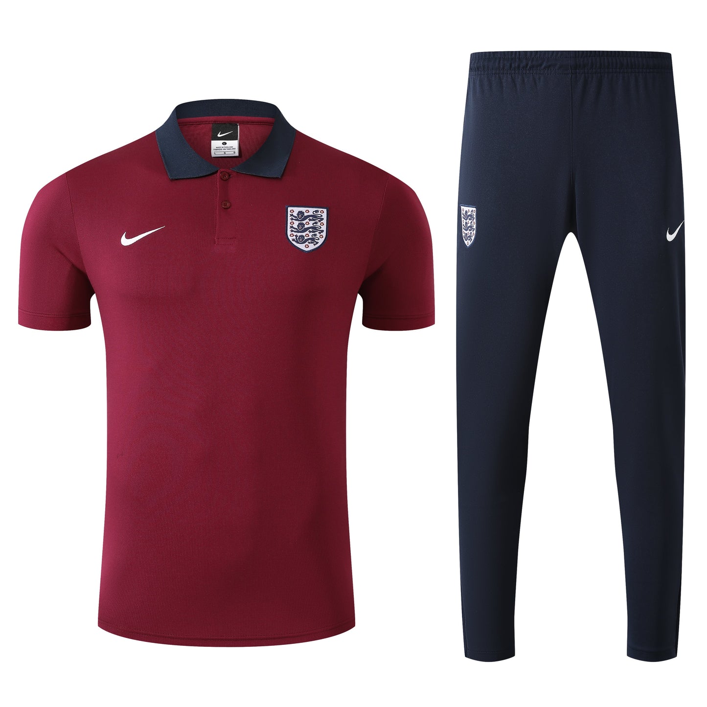 Kit Polo + Pants England Red/Dark Blue 25/26