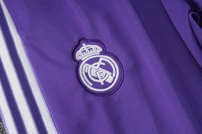 Real Madrid Purple Tracksuit Full-Zip 25/26