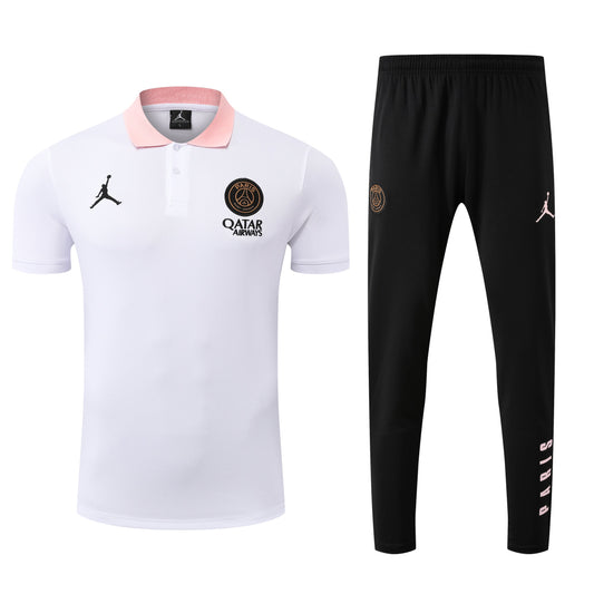 Kit Polo + Pants PSG White/Black 25/26