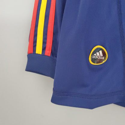 Spain Mundial Away Jersey 2010 Retro Long Sleeve