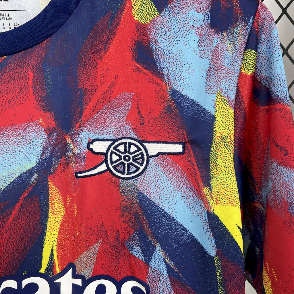 Arsenal 2025-26 Colorful Pre-Match Training Jersey