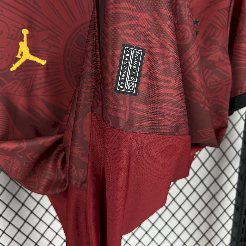 Brazil 2025-26 Jordan Maroon Special Edition Jersey